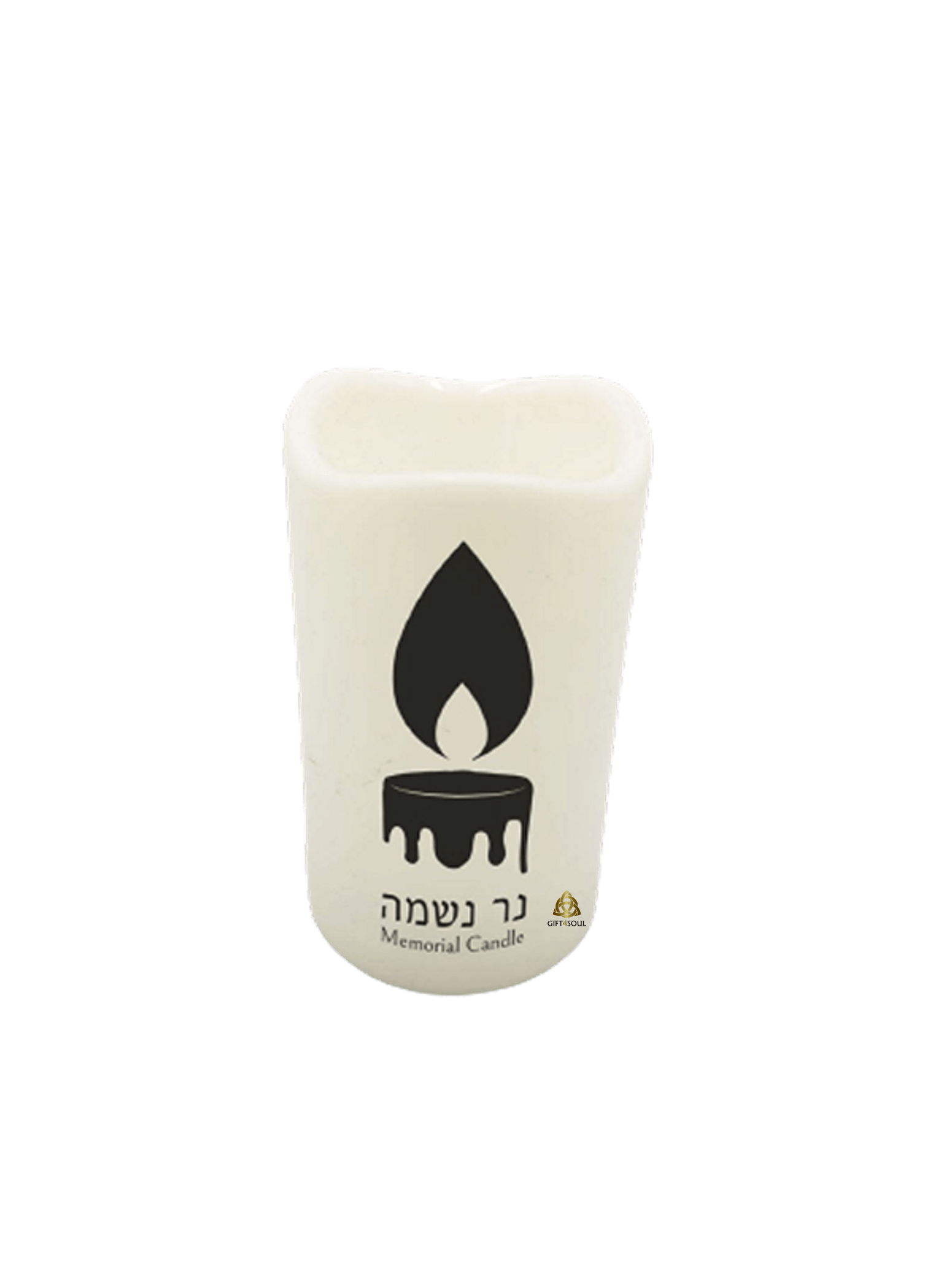 נר נשמה נר זכרון על סוללות ללא להבה אפשרות להקדשה אישית כולל תמונה