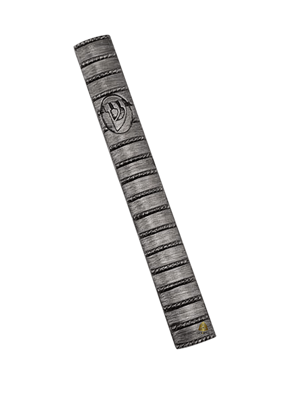 AV1123 12 בית מזוזה 12 סמ אפור כהה מעוצב