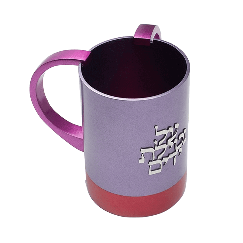 EMNYSZZ4B נטלה אלומיניום צבוע בצבעי אנודייז מגזרת נירוסטה סגול ואדום 