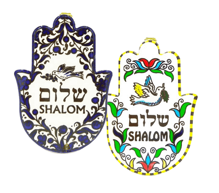 VV10 11 T מבחר חמסות של שלום לתלייה קרמיקה