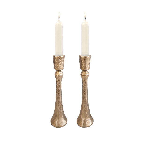  זוג פמוטים מנחושת 18 סמ בעיצוב מיוחדEMCNM 1  1 