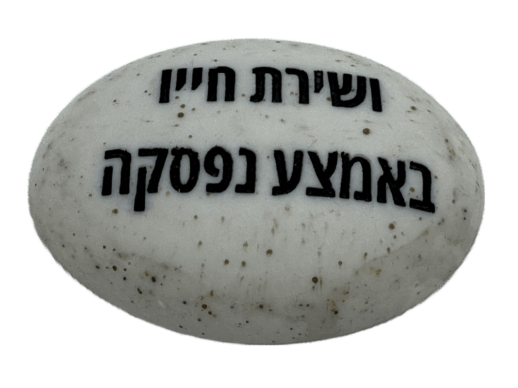  זיכרון להנצחה להנחה על הקבר ושירת חייו באמצע נפסקה