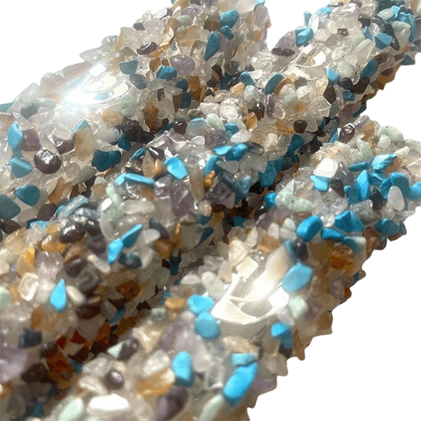  מזוזה מאבן טבעית בציפוי קריסטלים כל טוב שפע להכנס שפע לחיים להצלחה לשמירה והגנה HO0001TOV