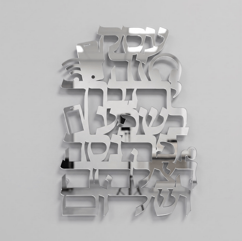  העסק מובייל תיקון מחשבים תליה על  הקיר בצבע  מוכסף