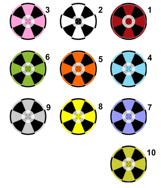  משימות על הבר בעיצוב אישי סגנון דו צבעים פיקטוגרמה