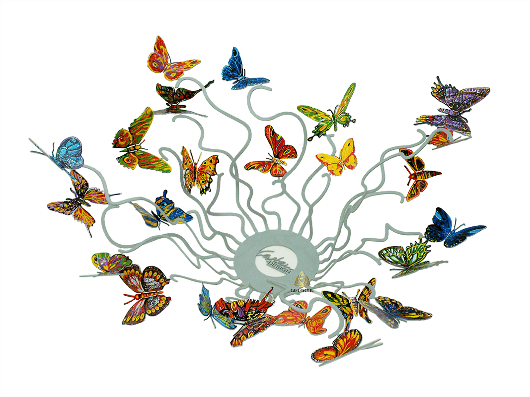  גרשטיין David Gerstein יצירה פרפרים לנצח קערה לשולחן Butterflies Forever