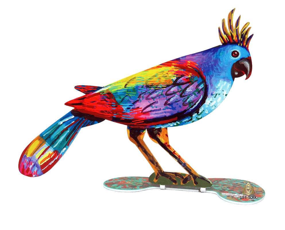  גרשטיין David Gerstein צד ב ציפור גנדרנית Stylish Bird