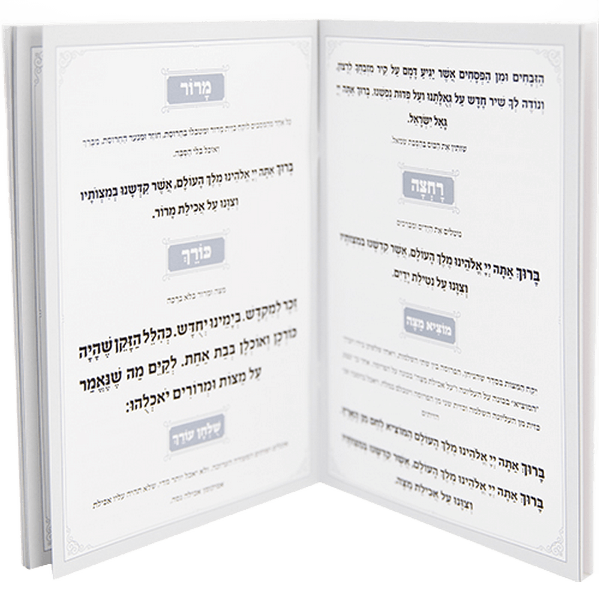 הגדה לפסח כריכה רכה מוכסף 10 יחידות במארזAJ82532  2 