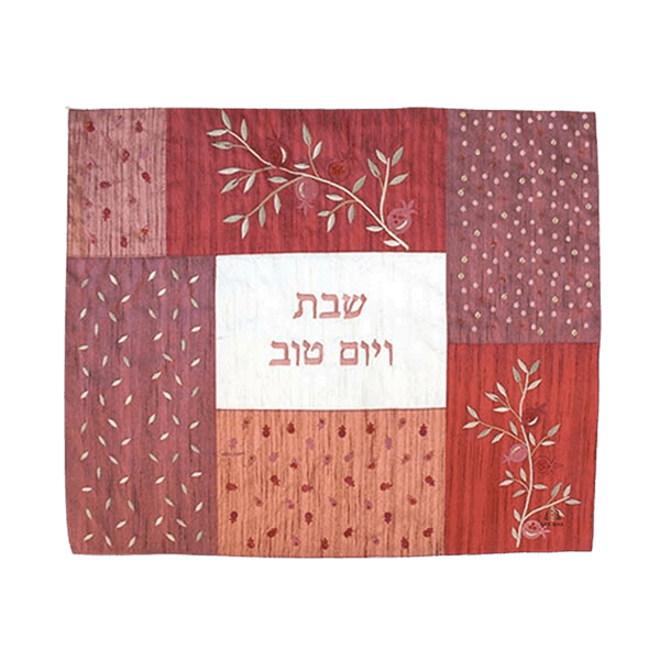  חלה מרובע רקום על כחולEMCMDZZ1A