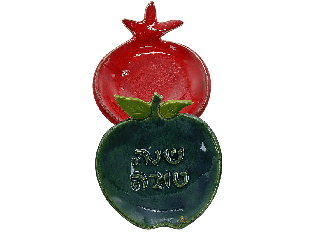  צלוחיות תפוח ורימון וצנצנת דבש מתנות חברתיות MR00011ZZ9