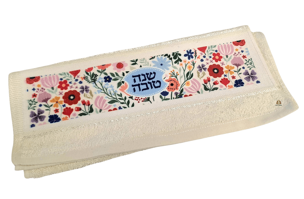  ידיים כותנה כותנה ופס פוליאסטר מודפס פרחים שנה טובהDODTWZZ75A