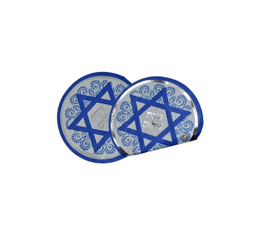  נייר איכותיות שבת שלום מגן דוד מעוצבת רב שכבתית פריסה