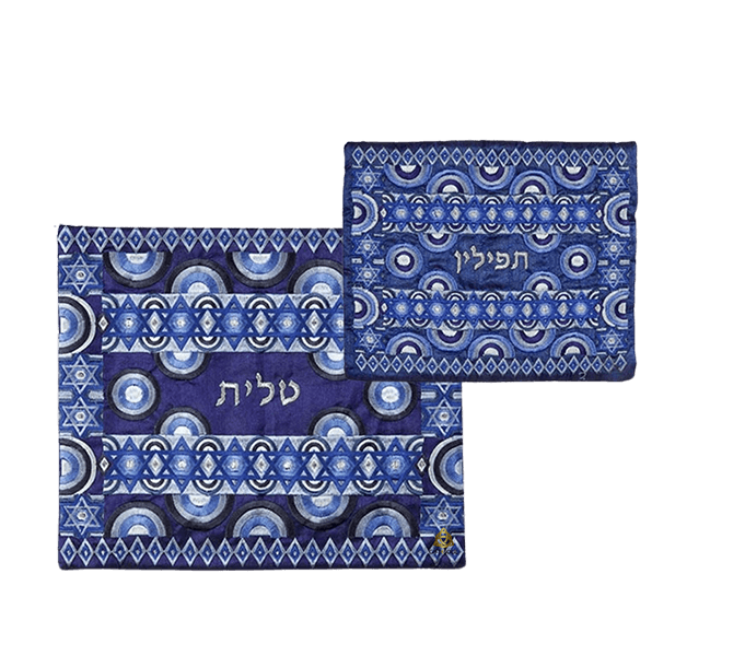   לתפילין מבד קטיפה רקום דגם ירושלים לבחירהEMFTV T