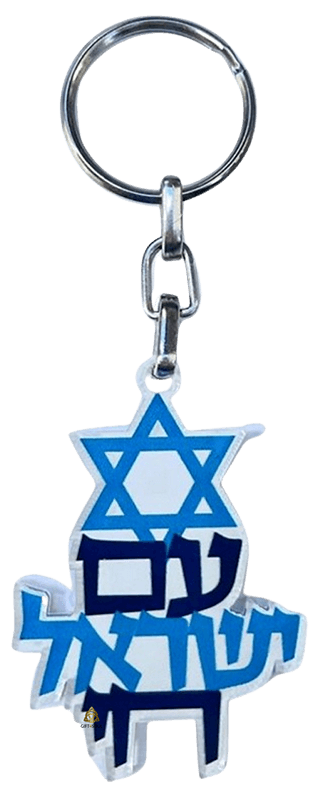  של 5מחזיקי מפתחות עם ישראל חי DOMFZZ011 5PCA