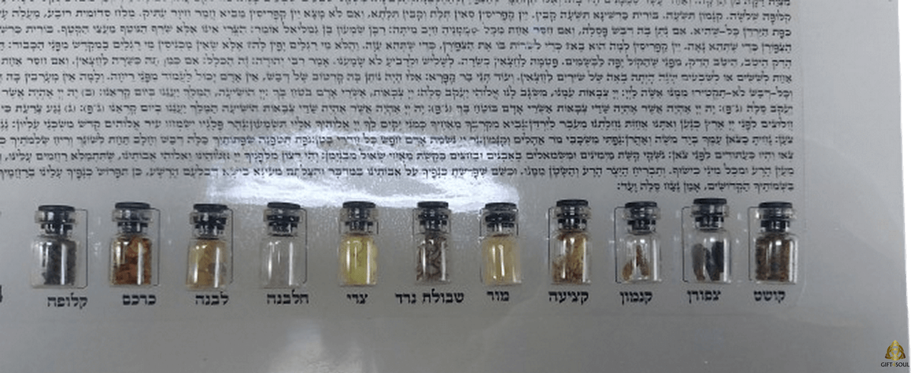  קטורת בית המקדש פיטום הקטורת על אריח סלנייט לשמירה הגנה ושפע AR000559A