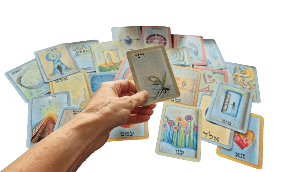  קלפי 72 שערים לאור פנימי  קלפים טיפוליים חכמת הקבלה רני
