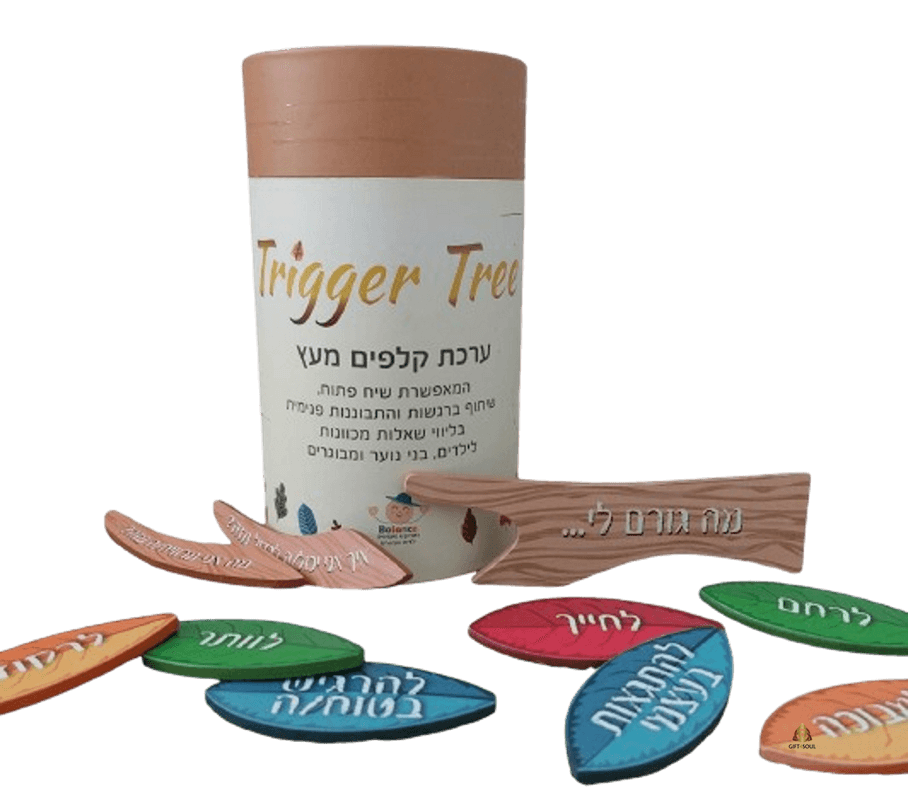  קלפי טריגר טרי Trigger Tree קלפי שיחה שיתוף ברגשות שירן תורגמן