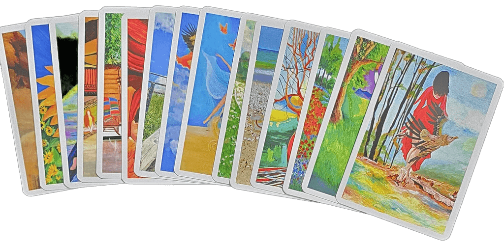 קלפי ניצוצות בתודעה קלפים לריפוי העצמה וצמיחה פריסה