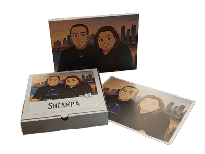  דמוי לגו בהתאמה אישית משחק זיכרון ויצירה במקום אחד מארז שלם