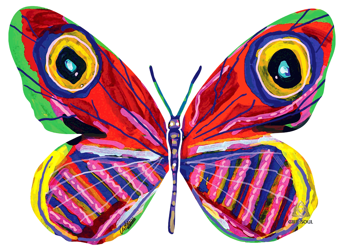  2 David Gerstein דגם יצירה פרפר אלונה Alona Butterfly