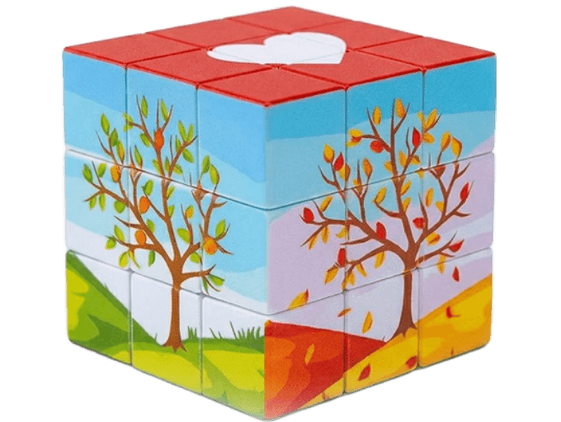  הונגרית בהתאמה אישית קובייה עם תמונות אישיות מתנה מדליקה