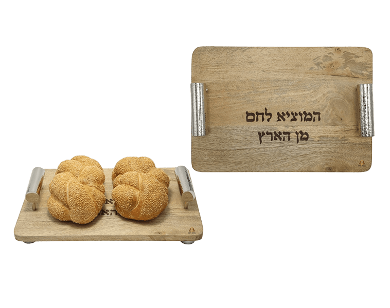  לשבת ויום טוב לחיתוך חלה ידיות ניקל ריקוע עבודת יד טבעות EMCBCZZ6A