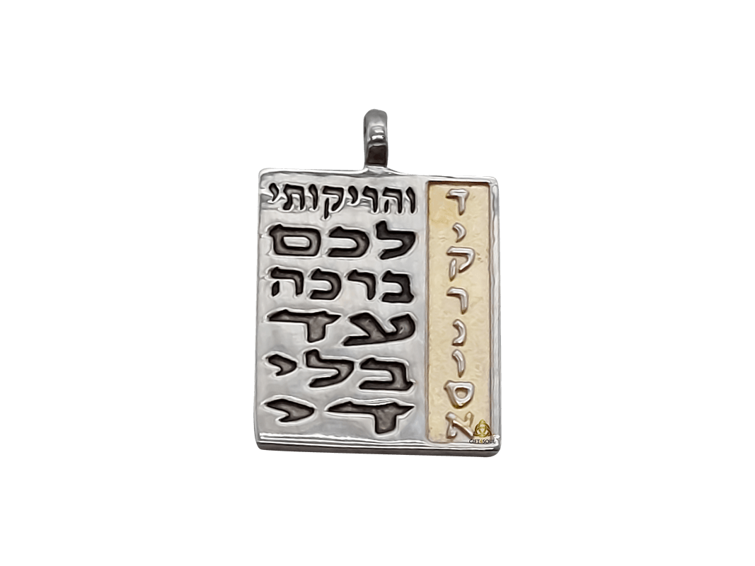  מכסף 925 בשילוב ציפוי זהב אור פניך צד קידמיPO00027AA