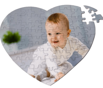 פאזל לב בהתאמה אישית מתמונה פאזל אישי מתנה מקורית מכל הלב