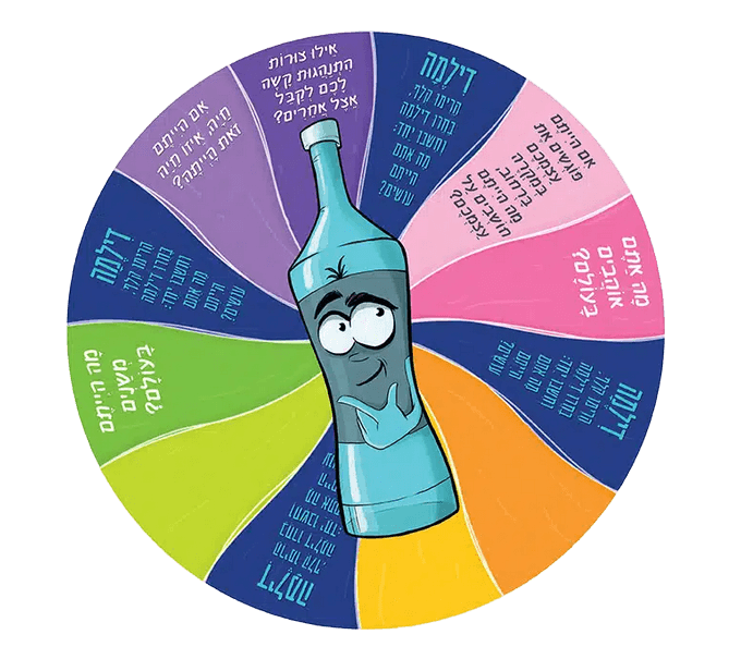  אמת או דילמה משחק דילמות מוסריות ערכים ודילמות מוסריות וחברתיות גלגל דילמה