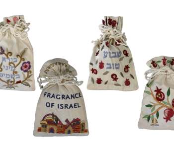 שקית בשמים בשקית מעוצבת עם רקומה דגמים לבחירה