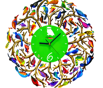 דוד גרשטיין David Gerstein דגם יצירה שעון טבע ציפורים Nature Time