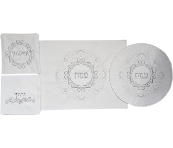 סט כסויים מיוחד ועשיר לפסח דגם מקסיס דמוי עור