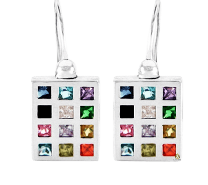 עגילי כסף חושן יוקרתיים ומיוחדים