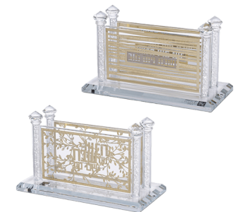 מעמד לגפרורים קריסטל יוקרתי עם פלקטות  לבחירה 