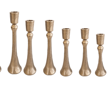  זוג פמוטים מנחושת בעיצוב מיוחד במספר גדלים לבחירה