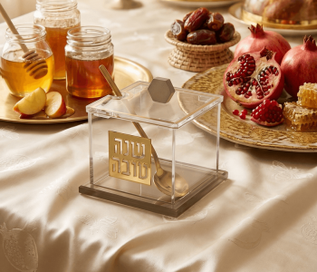 דבשייה אקרליק שמפניה לשולחן חג ראש השנה  