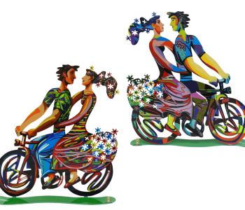 דוד גרשטיין David Gerstein דגם יצירה רוכבי אביב Spring Riders