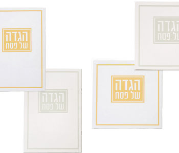 הגדה לפסח כריכה רכה 10 יחידות במארז לבחירה