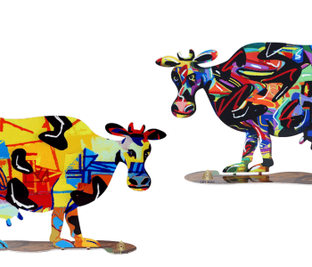 פרה חולדה דוד גרשטיין David Gerstein דגם יצירה Hulda Cow