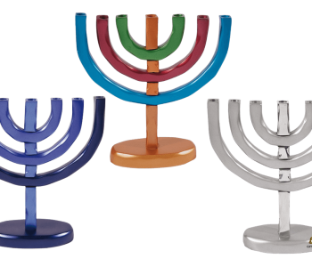 מנורה 7 הקנים בית המקדש זרועות עיצוב קלאסימאלומיניום צבעים לבחירה