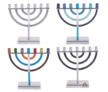 מנורה קלאסית גדולה פס עליון בצבעים לבחירה