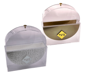 מעמד למצה שמורה אקריליק שייש בצבעים לבחירה 