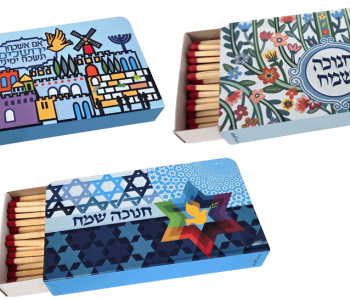 מעמד מתכת גפרורים להדלקת נרות חנוכה דגמים לבחירה