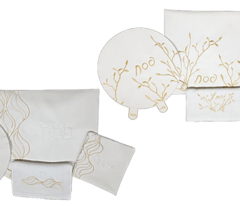 סט 4 חלקים לפסח לשולחן החג דגמים לבחירה