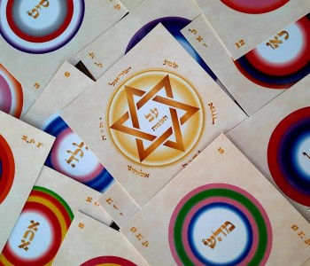 קלפי מעגלי עב השמות קלפים משלבים את 72 שמות ה' 
