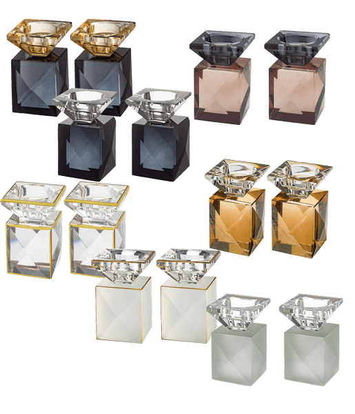 קולקציית פמוטי הקריסטל הזהב היוקרתית להאיר את הבית בסטייל