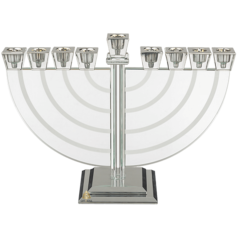 חצי עיגול קנים מגש כסף