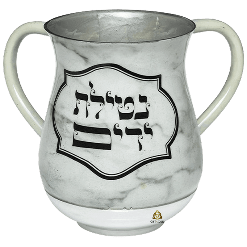 אלומינים שיש לבן מסגרת
