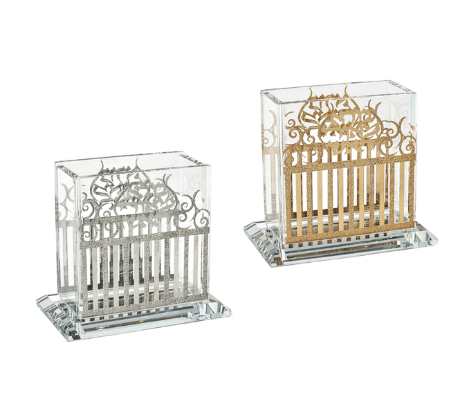 מתקן לנר הבדלה מקריסטל יוקרתי מוצאי שבת בסטייל