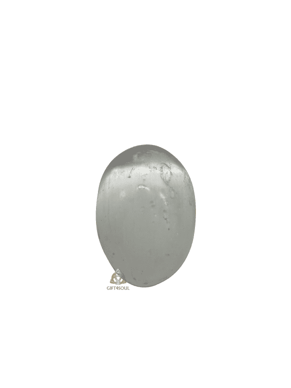 ביצה סלנייט גדולה 3.5 סמ לתקשור רוגע מדיטציה כפי שמופיעה בתמונה